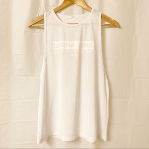 Lorna Jane White Workout Tank Top